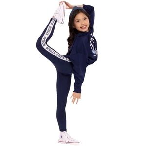 NWT Disney Stitch Hoodie & Leggings Set | Girls' XS 4/5 Activewear